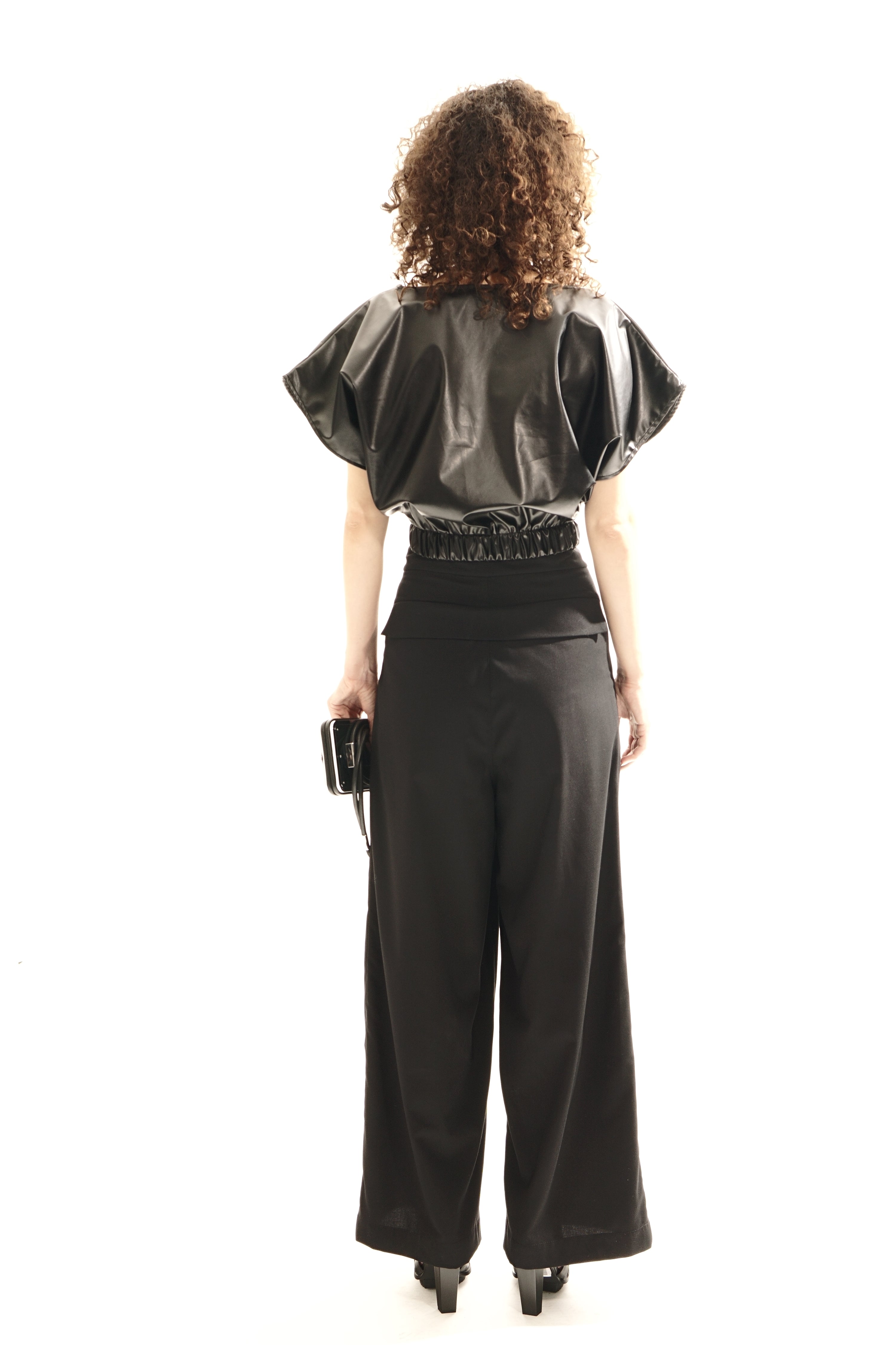 P152B Pleated Waist Pants
