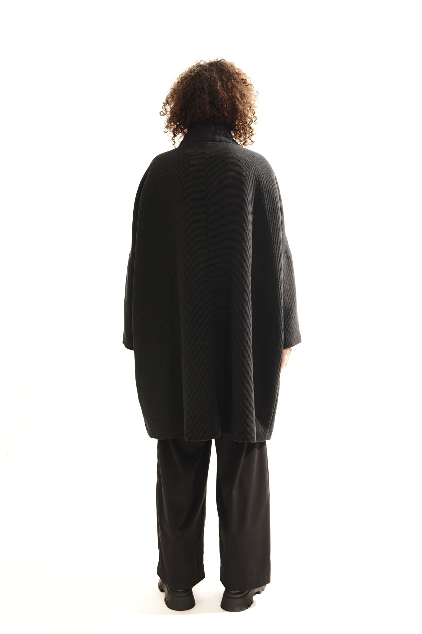 T85  Oversized Big Collar Soft Coat