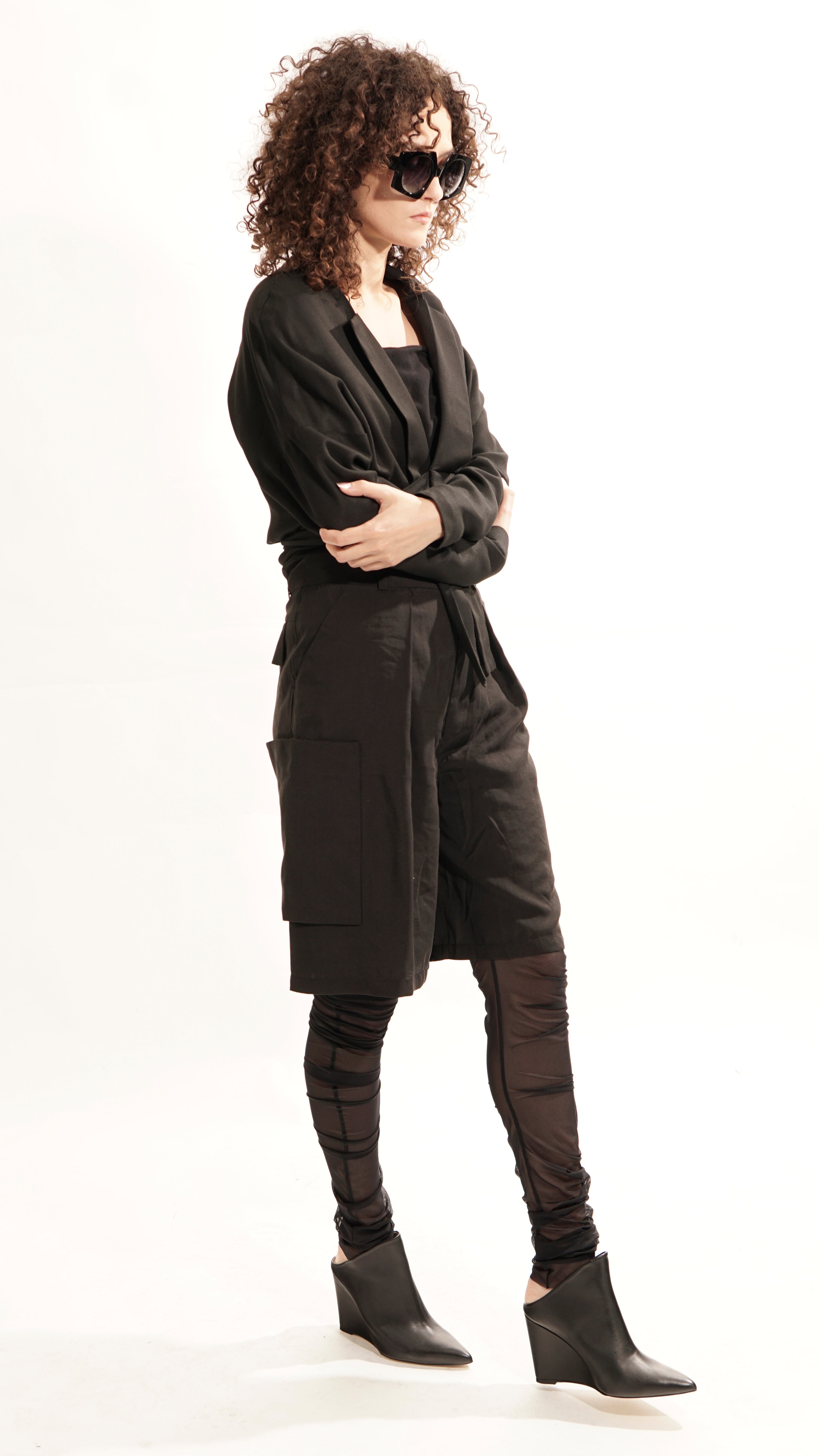 PM30 Pleated Shorts with Big Pockets