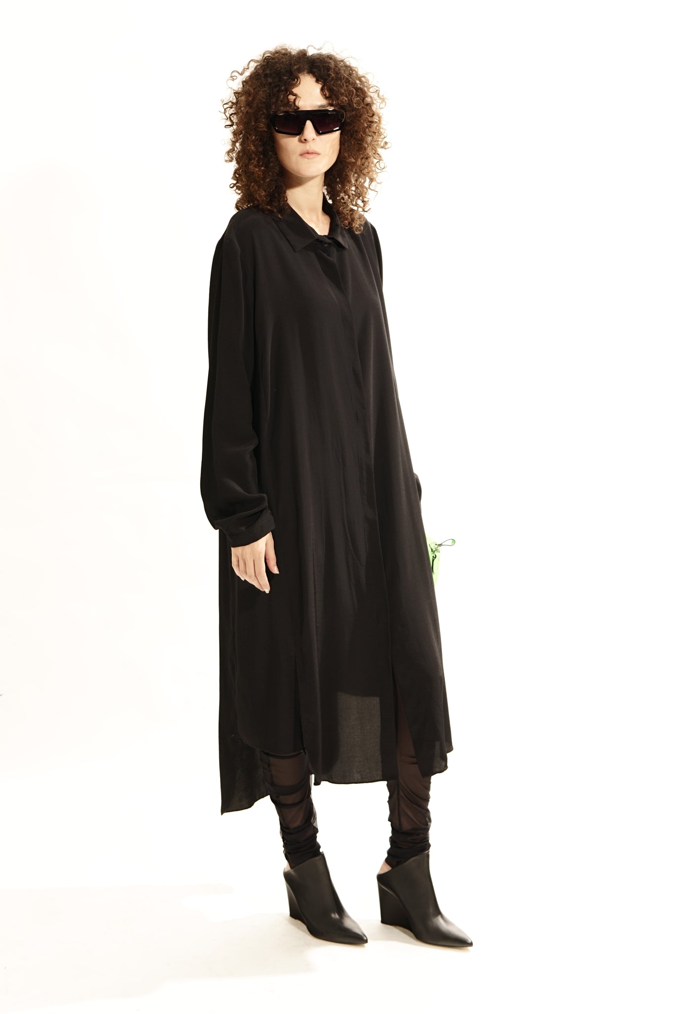 B88L Maxi Long Shirt Dress