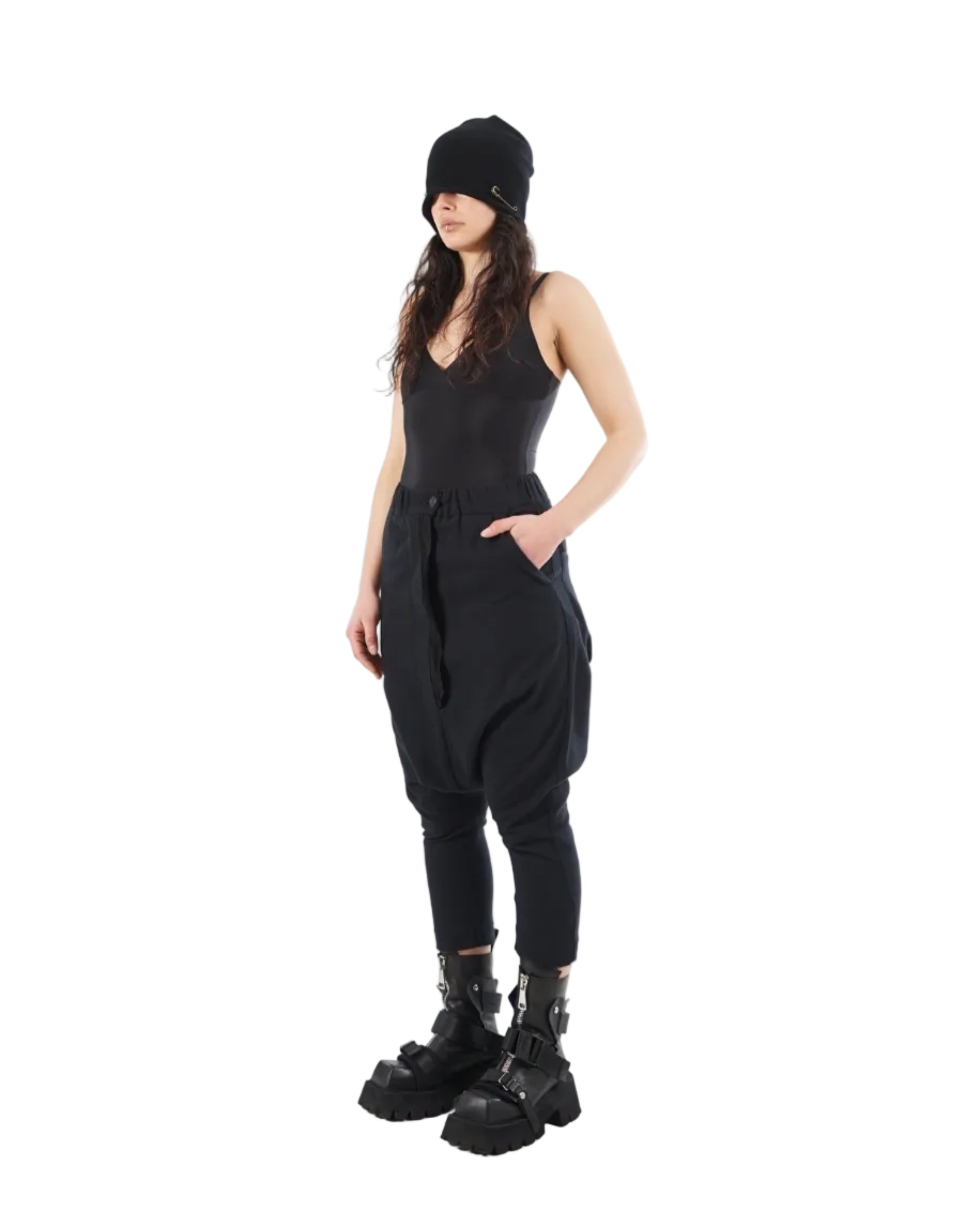 Studio B3 – IGGY Drop Crotch Pants – Black