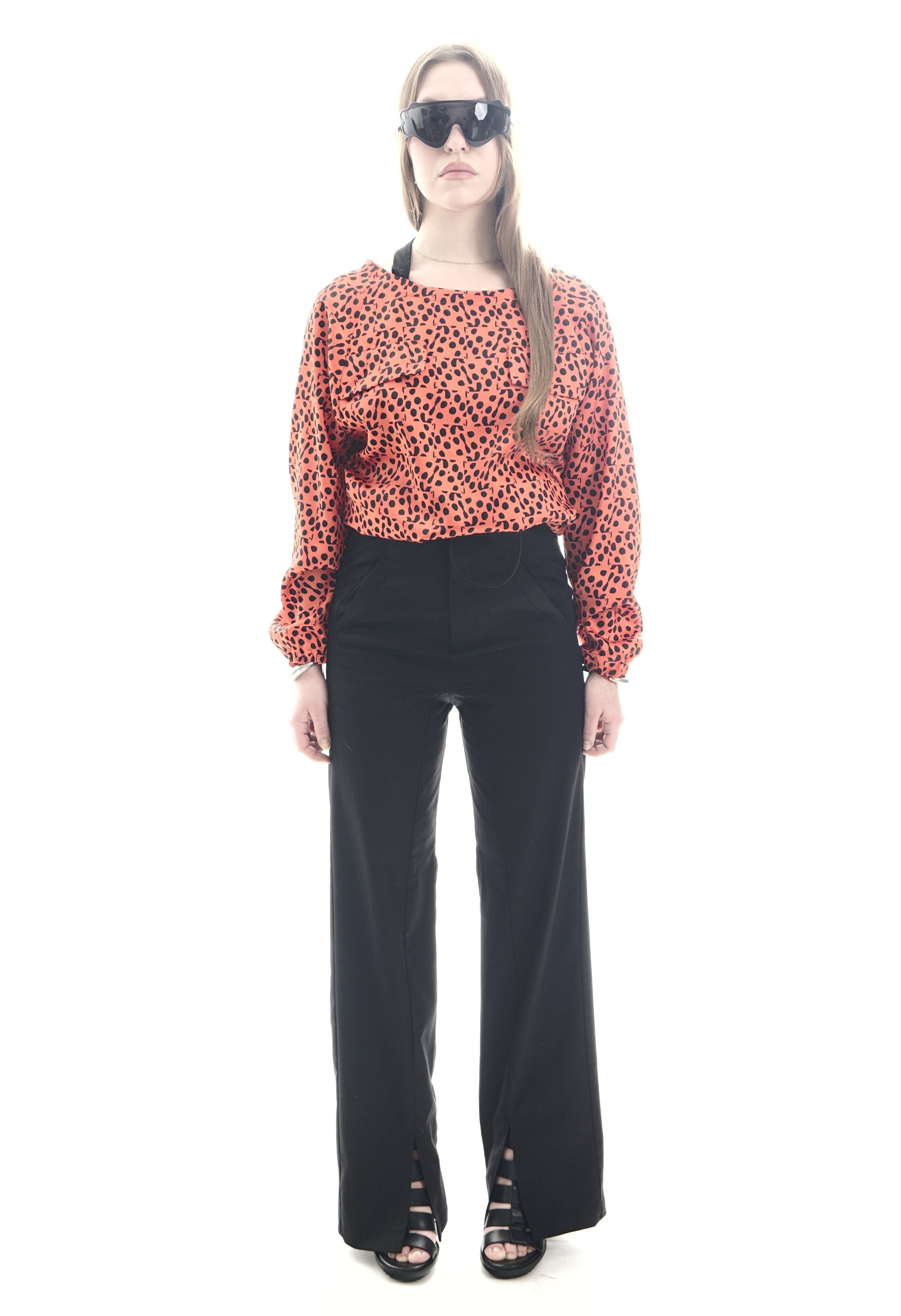 B99 - Shirt with Halter Neck