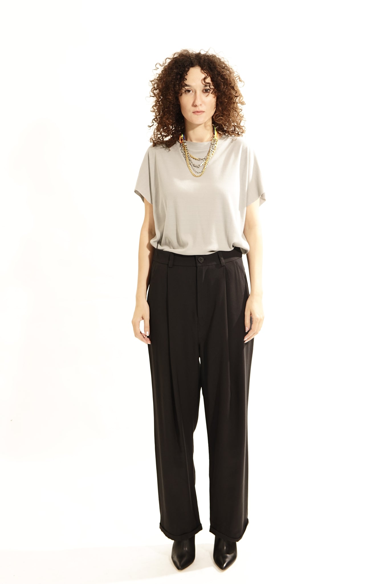 MTR11 Woven Drop Shoulder Tee