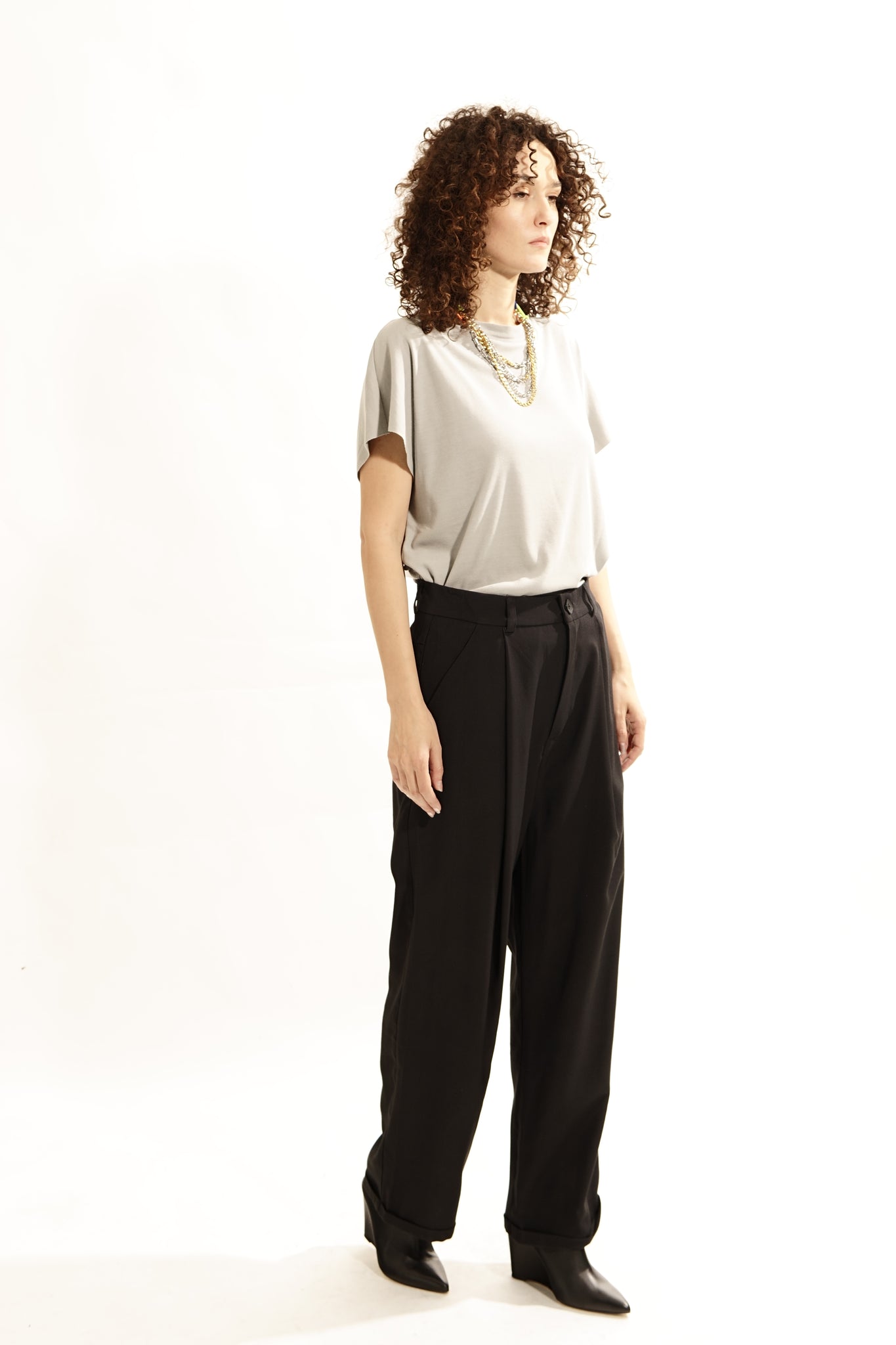 MTR11 Woven Drop Shoulder Tee