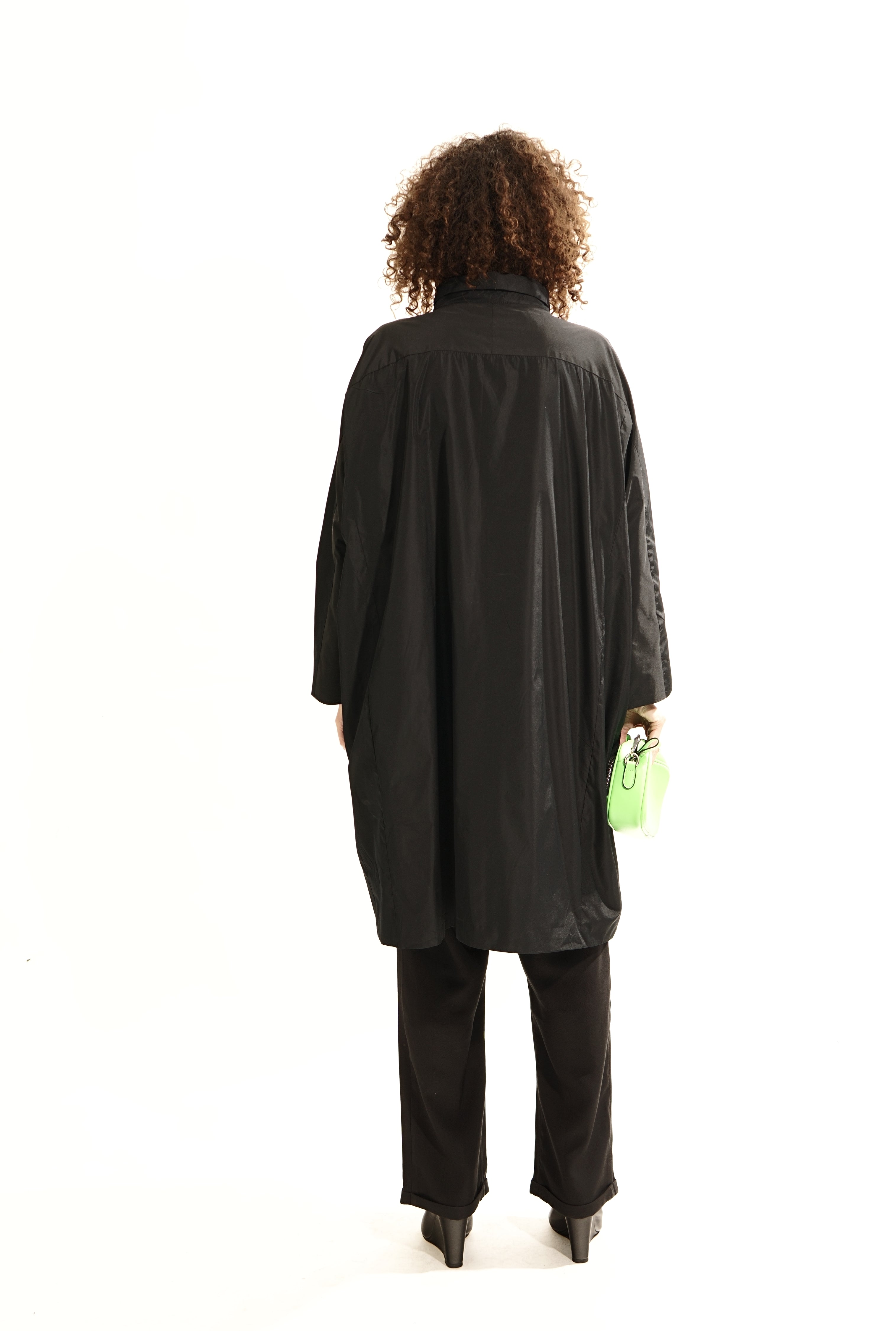 TG99 Collar Oversized Zip Coat