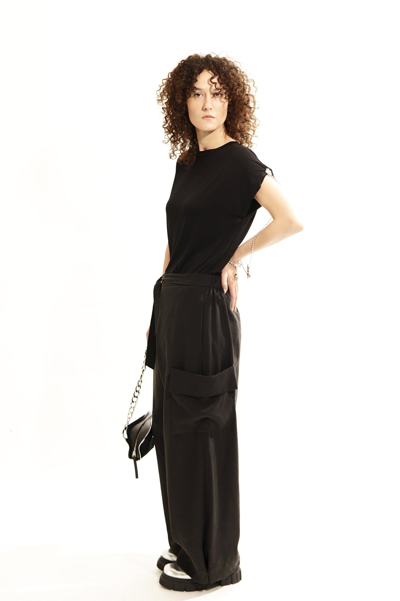 P163L Wrap Pants Long