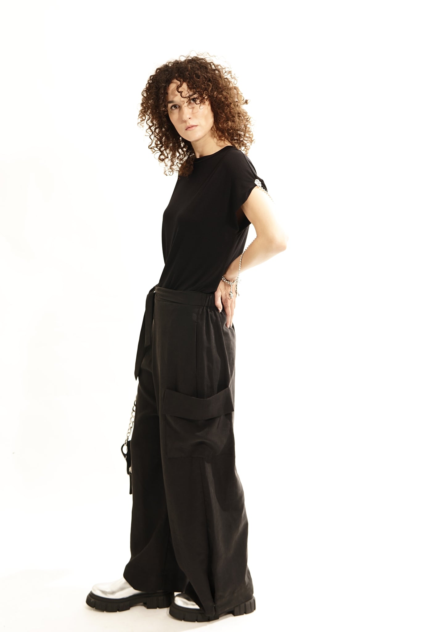 P163L Wrap Pants Long