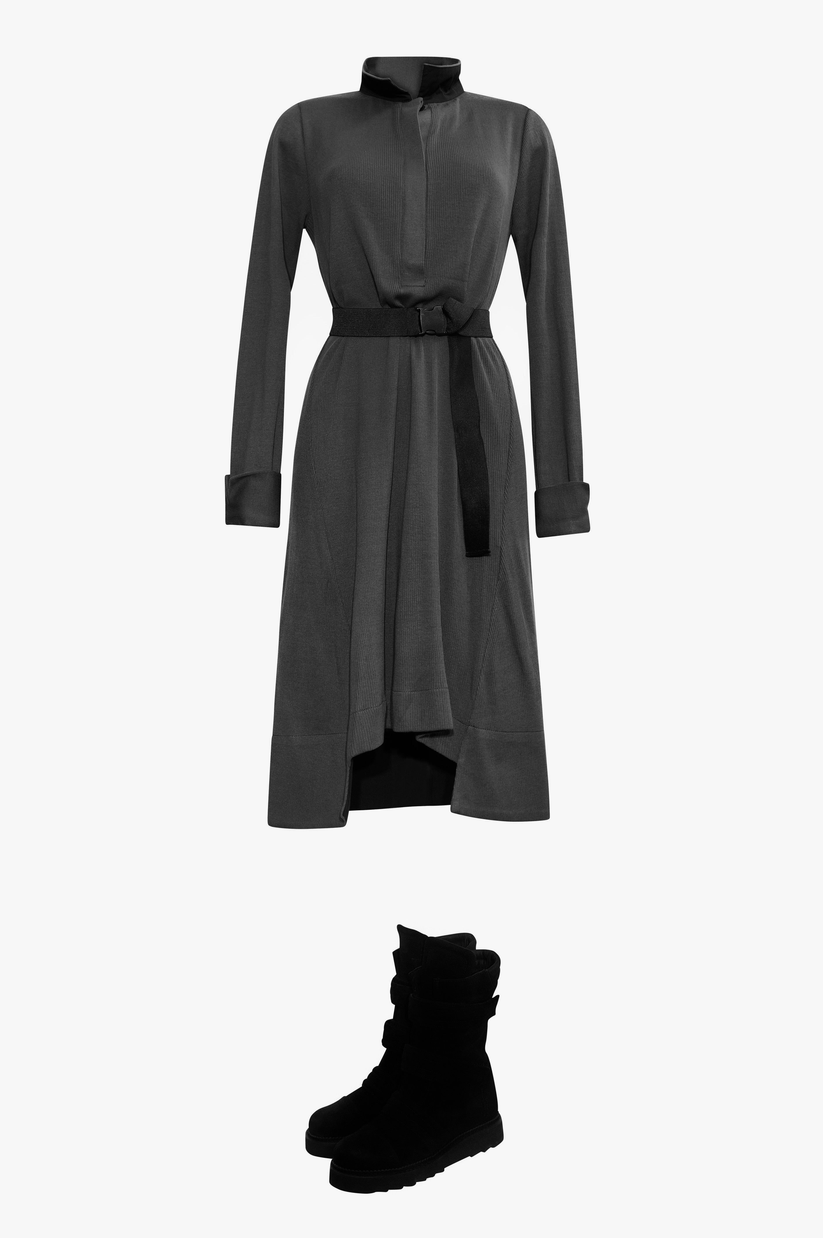 R262 Casual Shirtdress