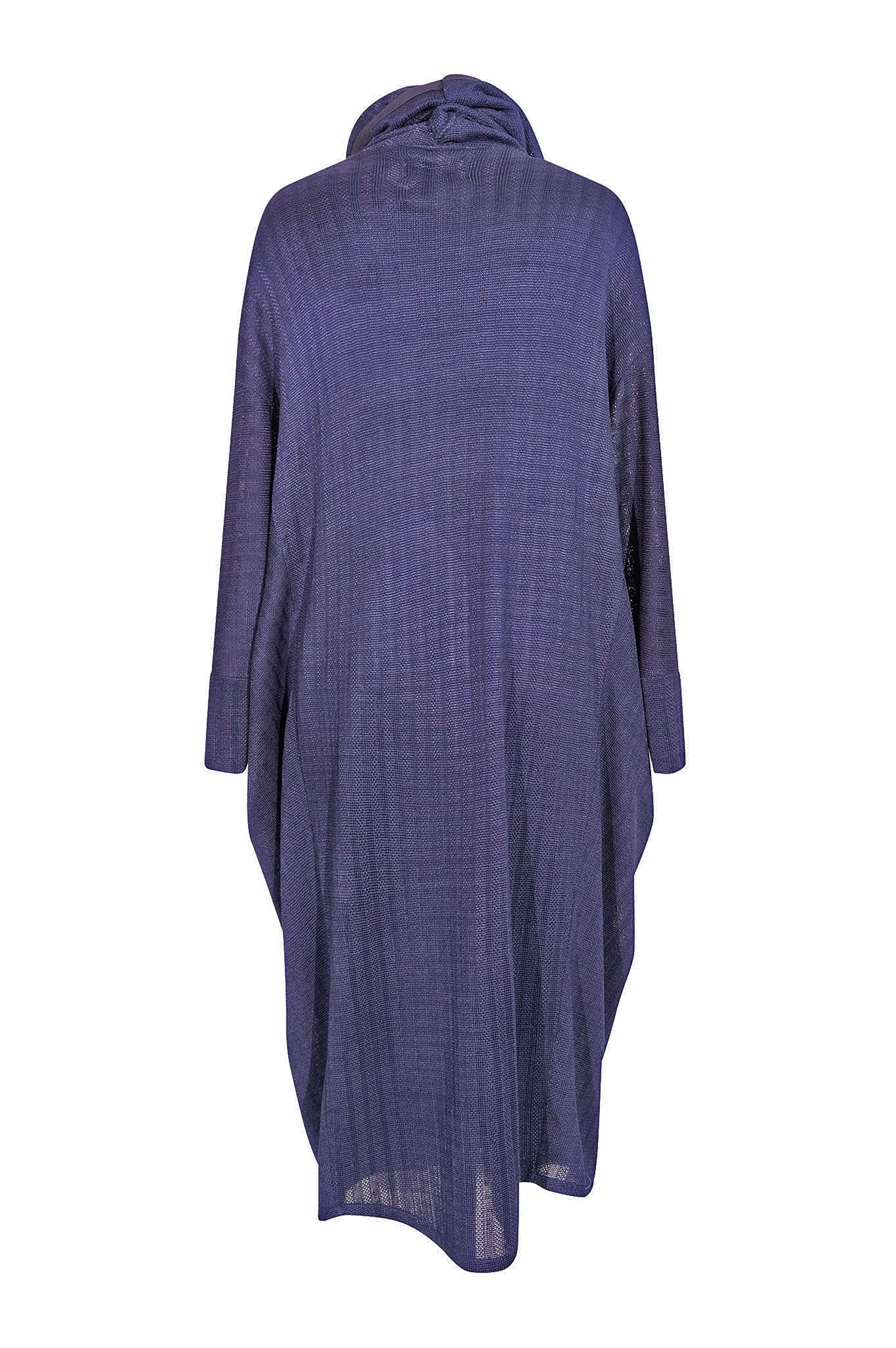 TR134 Long Wrap Collar Cardigan