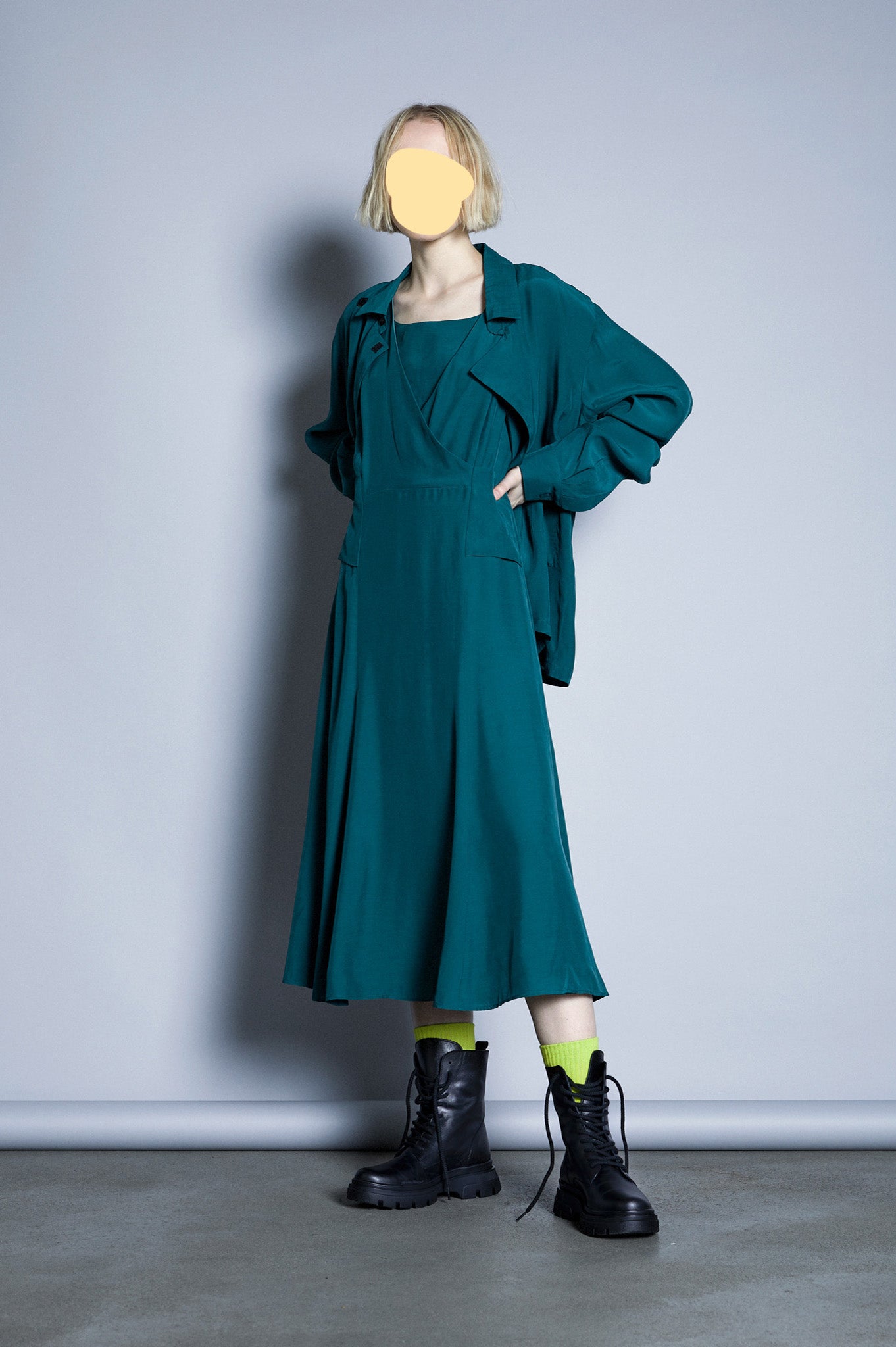adddress R257 Dress With Swing Skirt