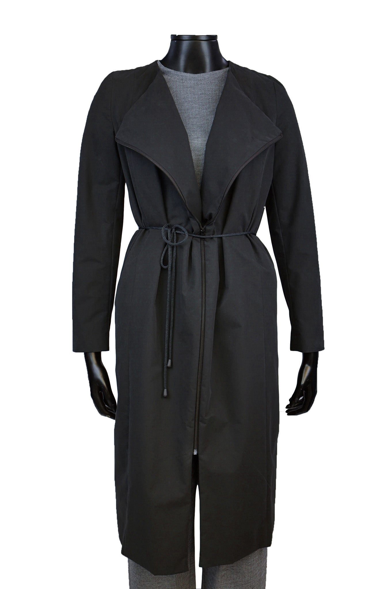 Adddress T62 midi long coat open