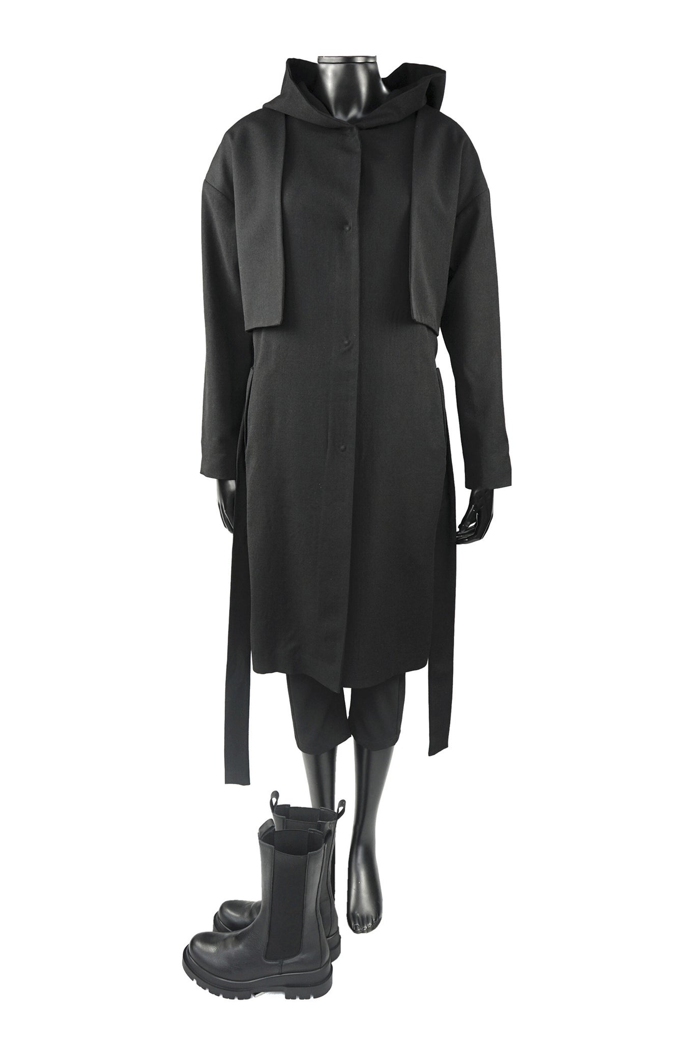 T63 HOODED TRENCH